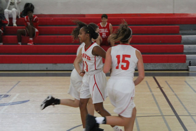 JV Lady Cavalier Basketball Takes A Win Against Reagan