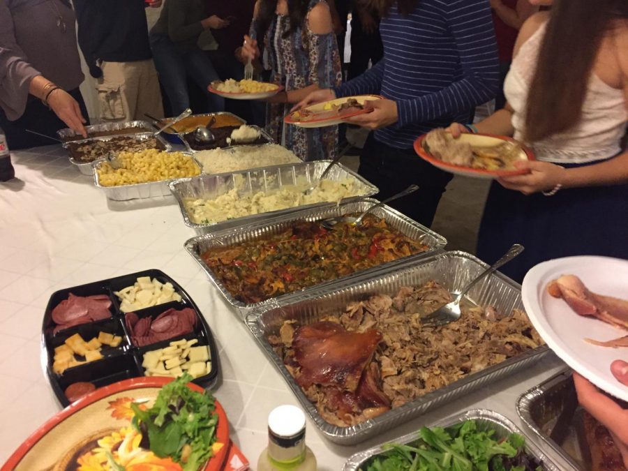 No Hispanic holiday goes celebrated without one's large family and great food.
