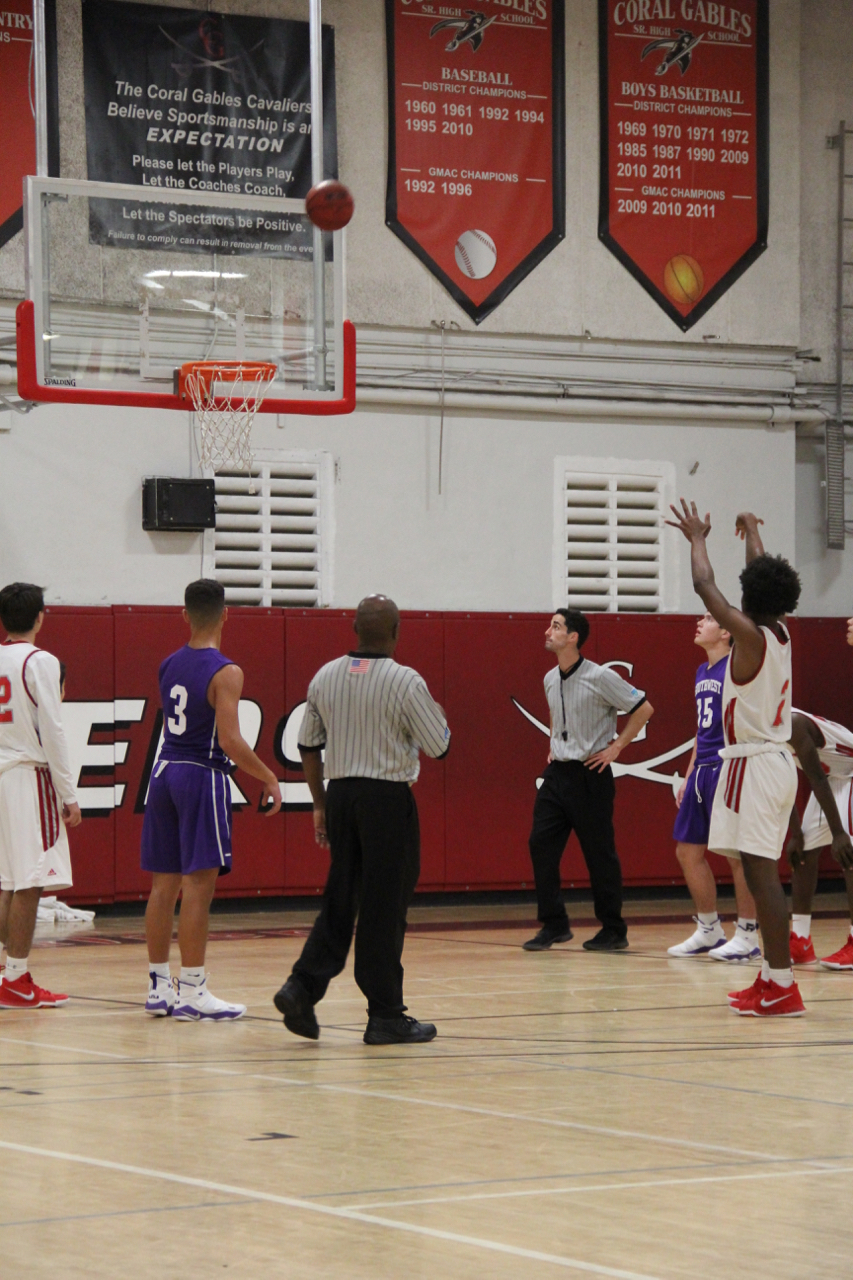 Gables Basketball Takes on Southwest