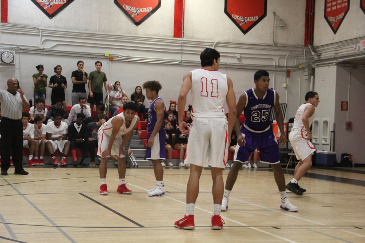 Gables Basketball Takes on Southwest
