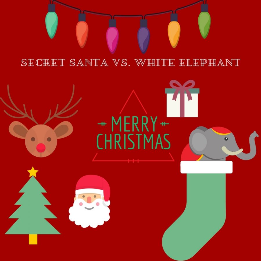 Secret santa a fun festive activity Vs. White elephant a funny take on holiday gifts!