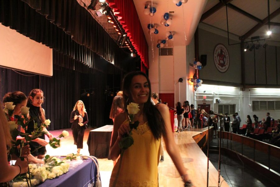 IB Junior Gaby Morales smiles for a picture.