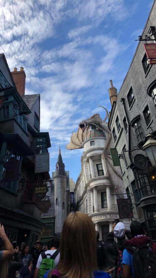 Diagon Alley at Universals Islands of Adventures.