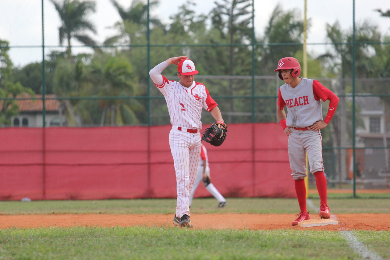 Boys Baseball Strikes out Beach 4-3