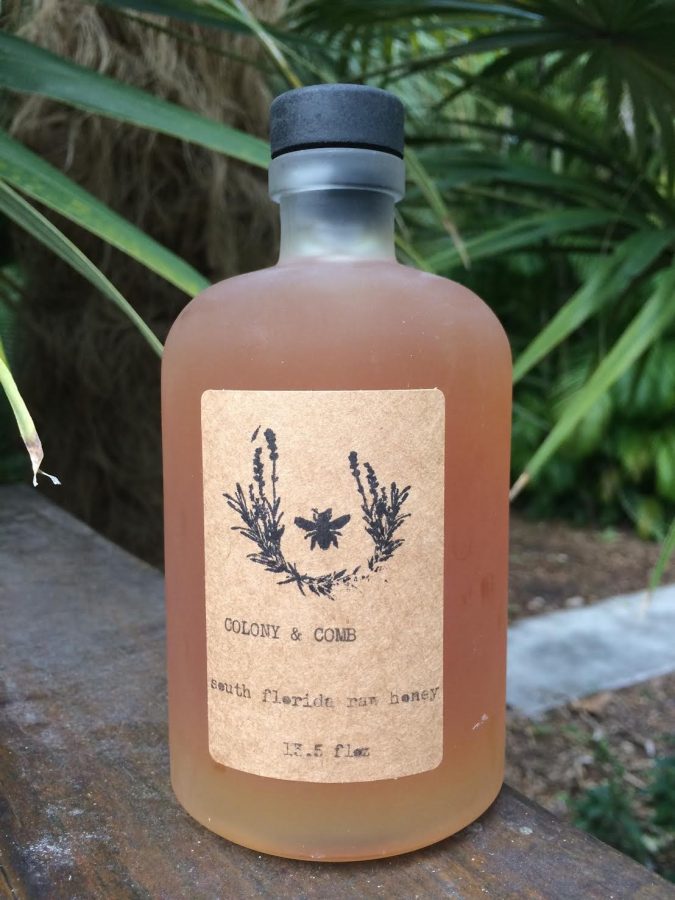 COLONY & COMB: Ansaldi became an independent honey seller, offering organic South Florida raw honey.