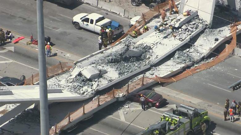 Collapse of Pedestrian Bridge at FIU leaves Miamians Shocked and Grieving