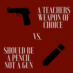 It is a popular dispute, leading as a national trend, to worry about gun safety. Many wonder if it would be better to give teachers firearms to defend students in an emergency, or if to just let them teach.