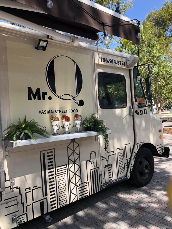 Mr. Q's Asian Food Truck.