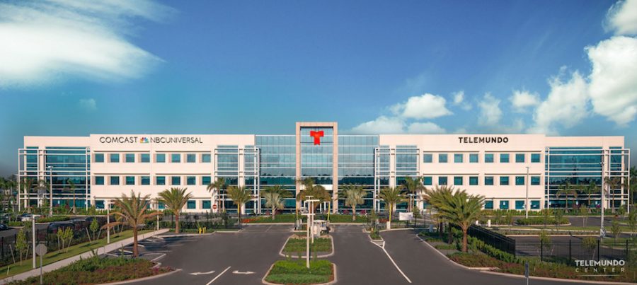 Las nuevas instalaciones de Telemundo en el Doral.