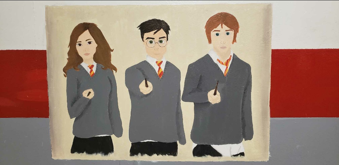 English Hall, New Paintings on the Wall!