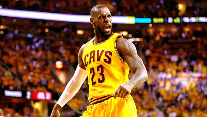 LeBron James of the Cleveland Cavaliers. 