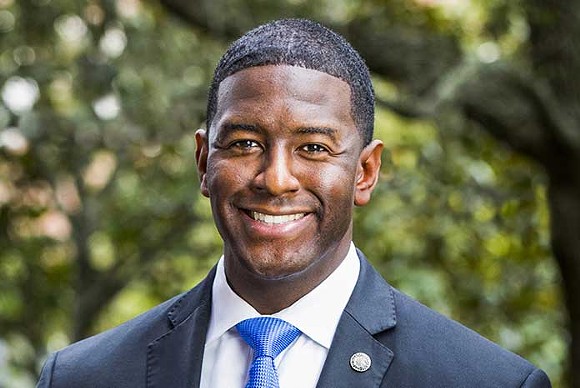 Pictured above is gubernatorial candidate Andrew Gillum. 