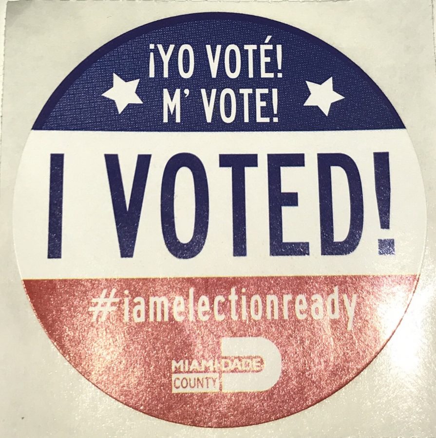 This is the sticker that every person who voted on Aug. 28 received. If you’re not otherwise motivated to vote, do it for the sticker!