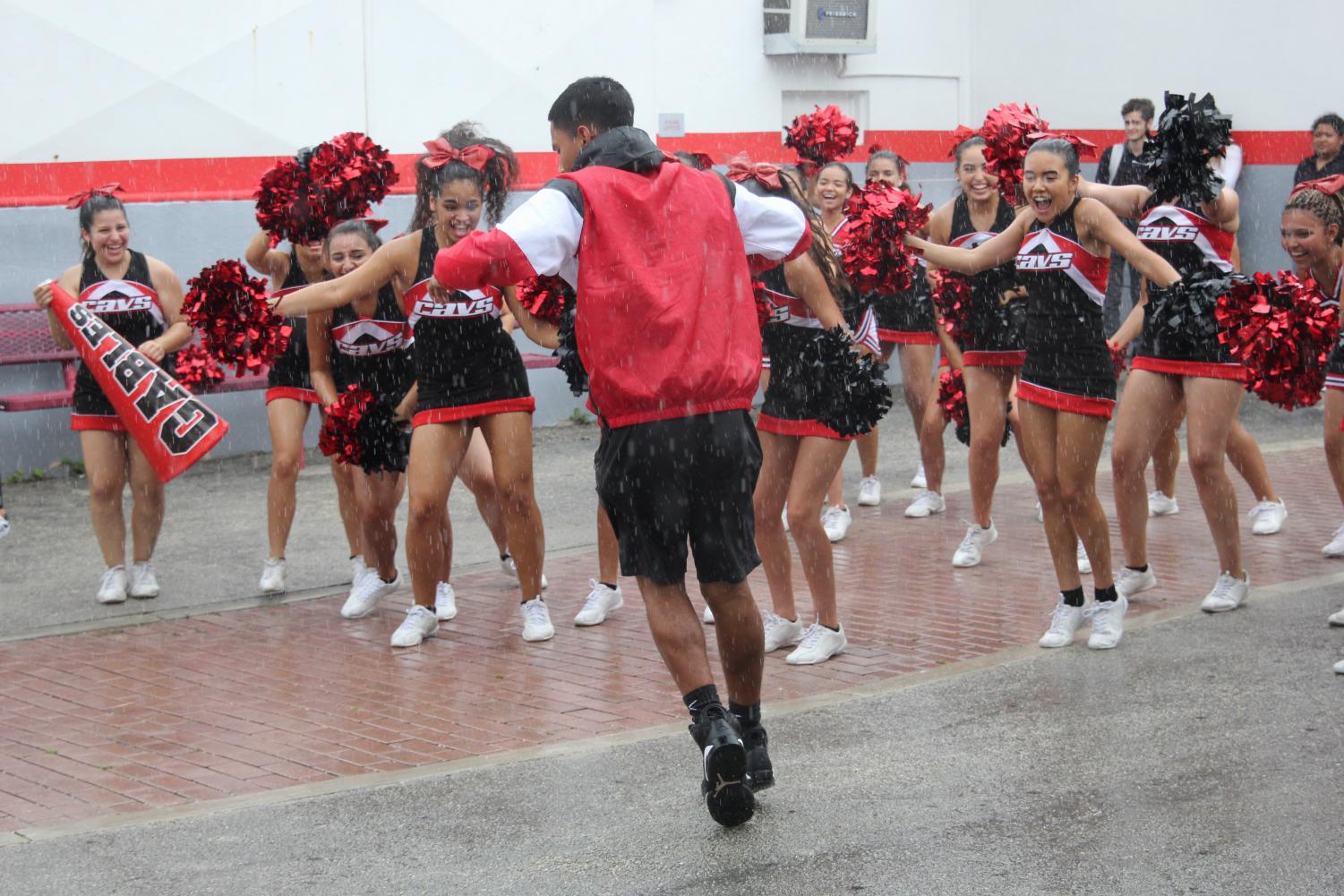 Cavalier Spirit Prevails Through Rain or Shine