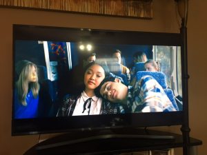 One of my favorite scenes from the movie, To All The Boys Ive Loved Before, Lara Jean and Peter on a class field trip.