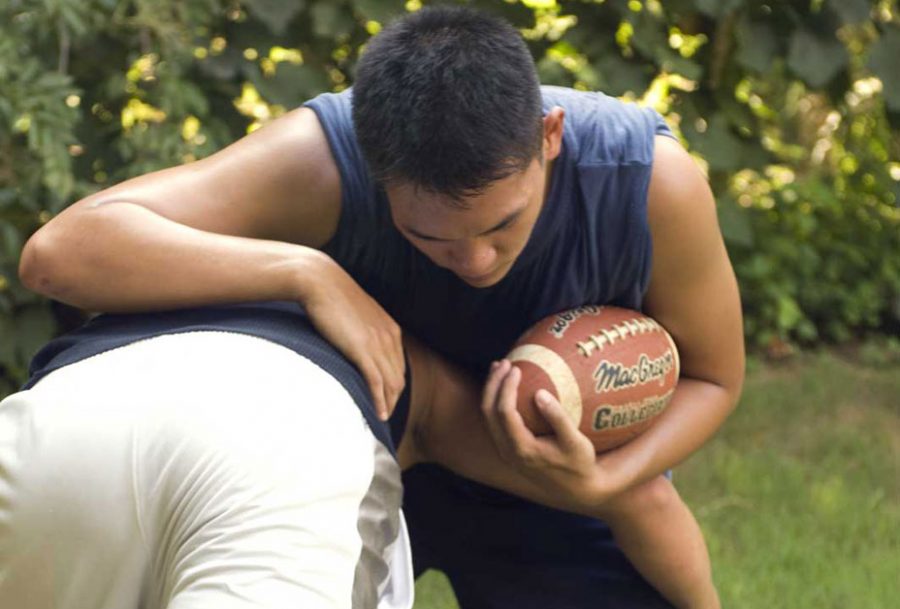 The majority of sports-related concussions amongst males occur in football, where head to head contact is common.