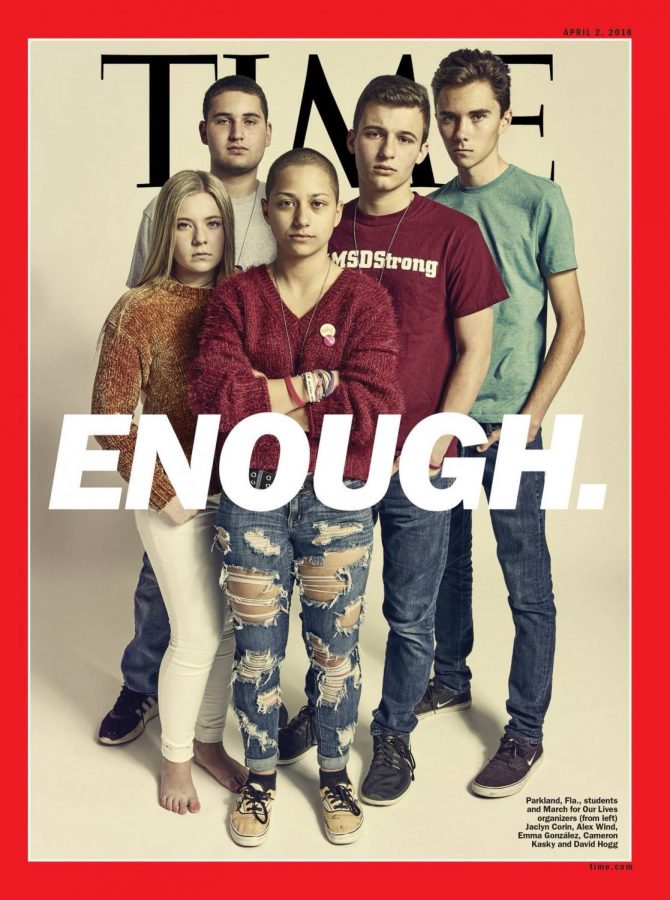 Parkland survivors pose on the cover of Time magazine, showing how teenagers are establishing their presence in conversations surrounding politics.
