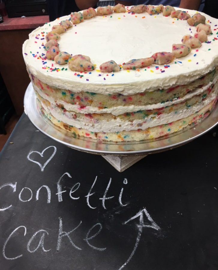 The famous Christina Tosi funfetti cake.