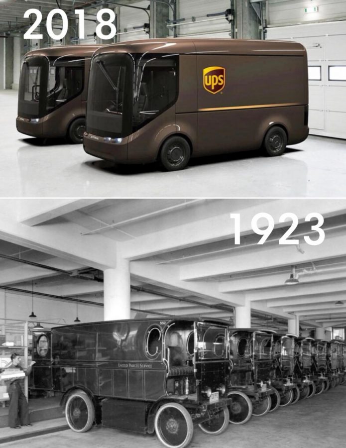 UPS has partnered with Arrival, a vehicle manufacture to create a new UPS electric truck.