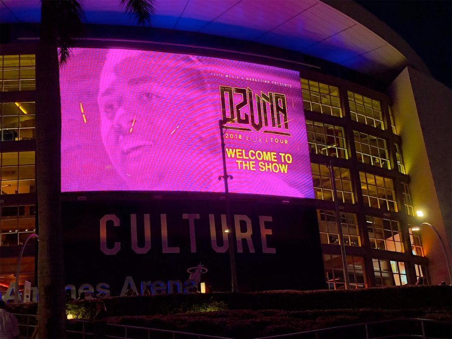 Ozuna's "Aura" world tour on Sept. 8, 2018.
