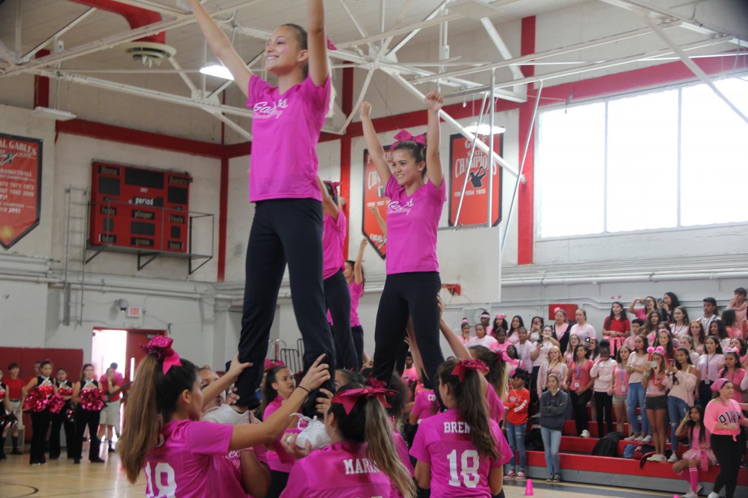 Pink+Spirited+Pep+Rally