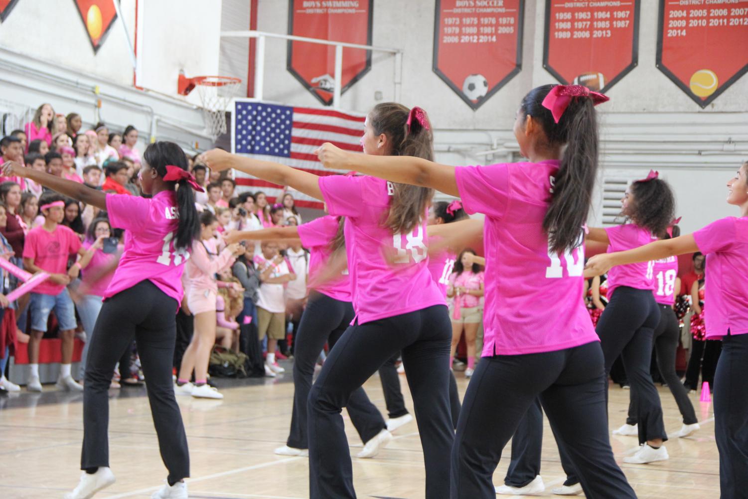 Pink+Spirited+Pep+Rally