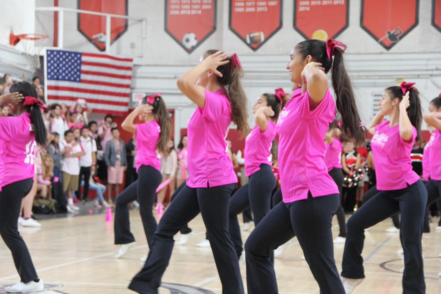 Pink+Spirited+Pep+Rally