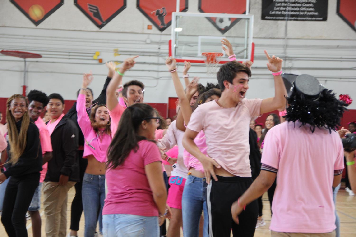 Pink+Spirited+Pep+Rally