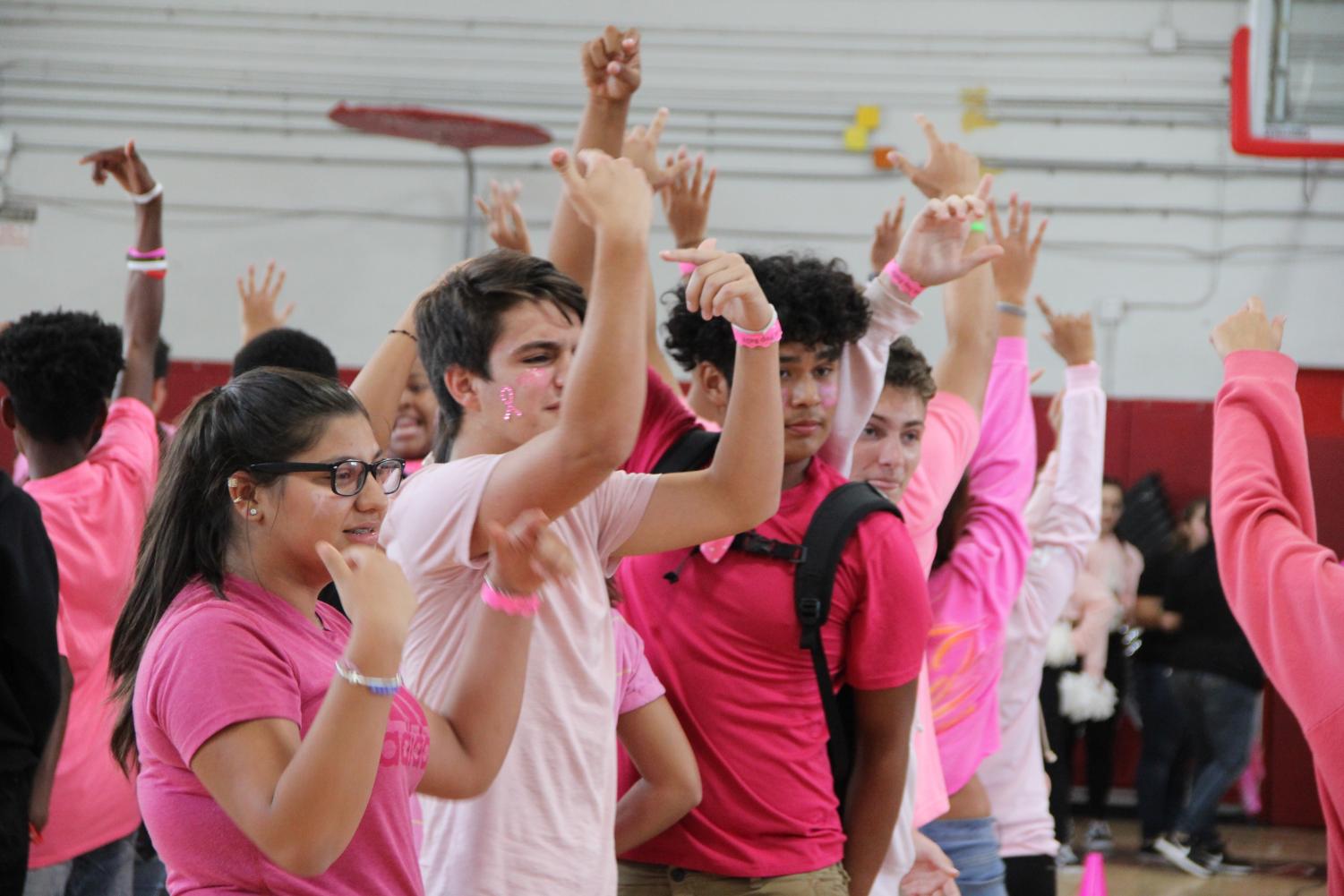 Pink+Spirited+Pep+Rally