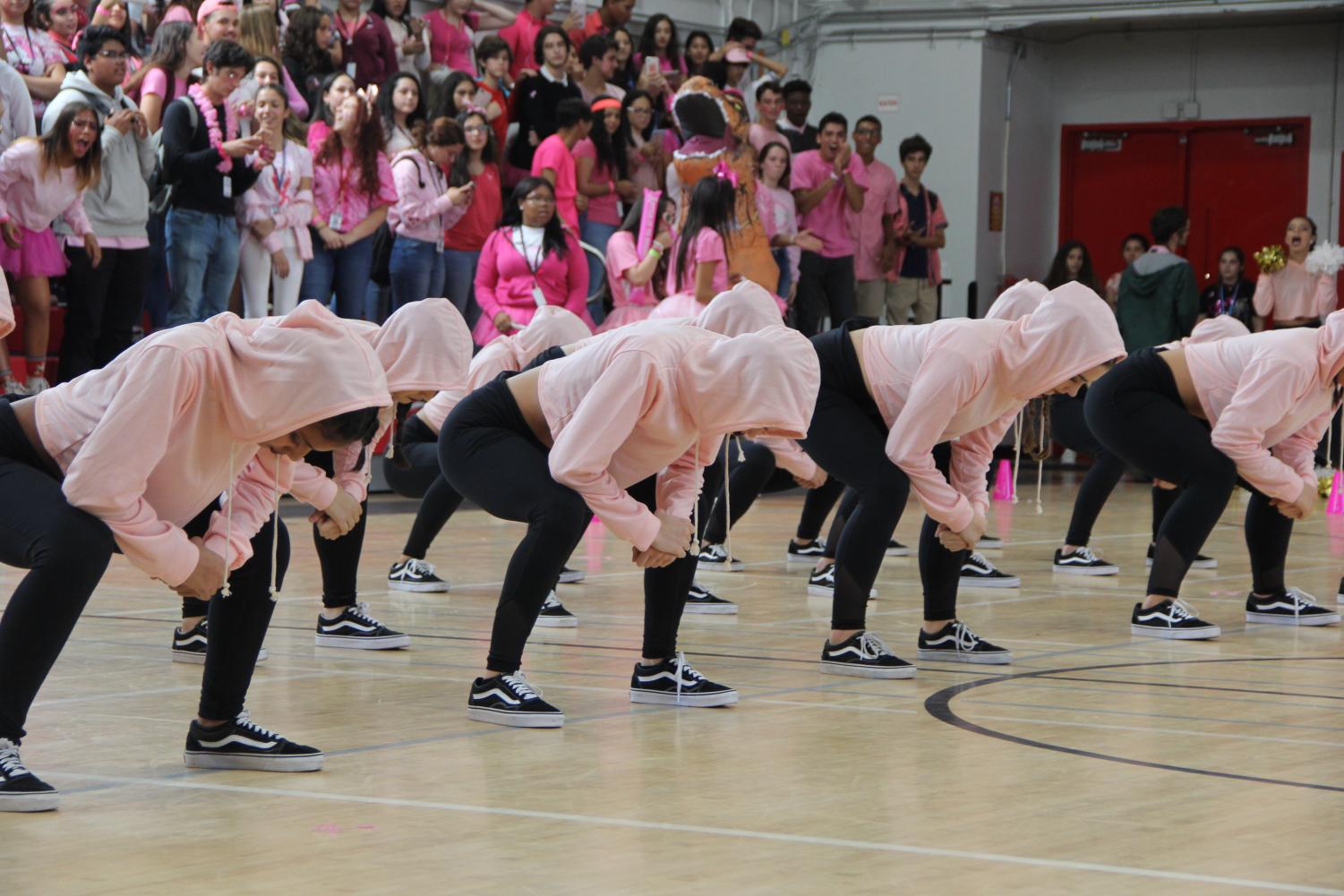 Pink+Spirited+Pep+Rally