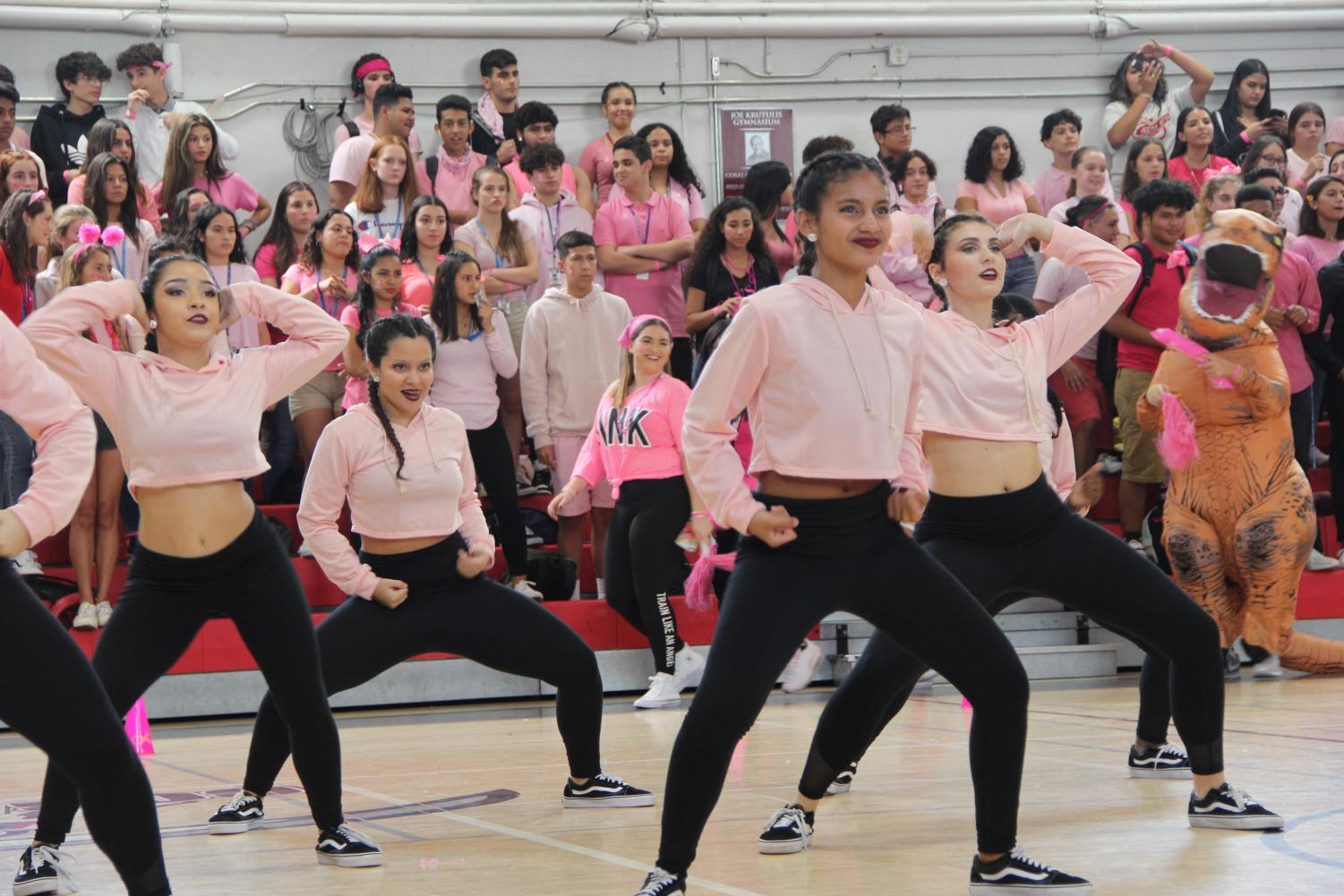 Pink+Spirited+Pep+Rally