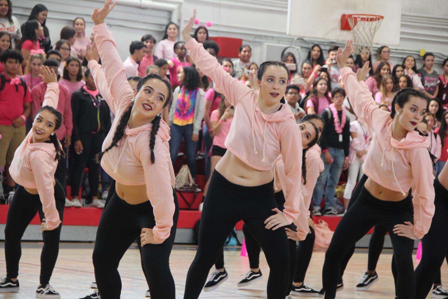 Pink+Spirited+Pep+Rally