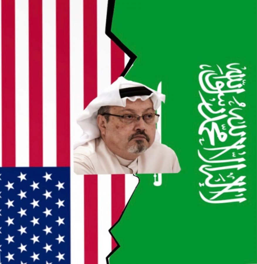 Tension between the United States and Saudi Arabia due to Jamal Khashoggi's death. 