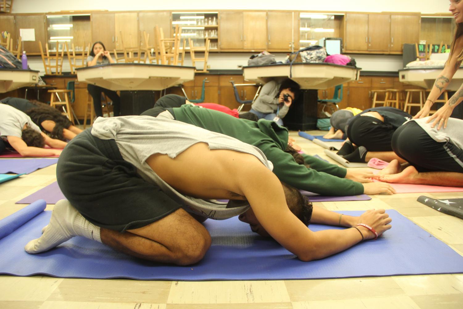 Students AIM to Reduce Stress through Yoga