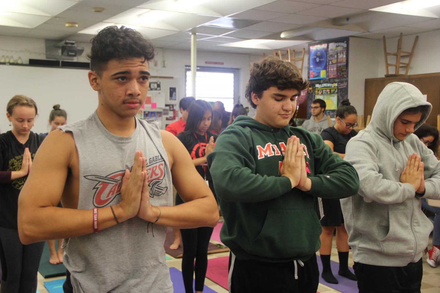 Students AIM to Reduce Stress through Yoga