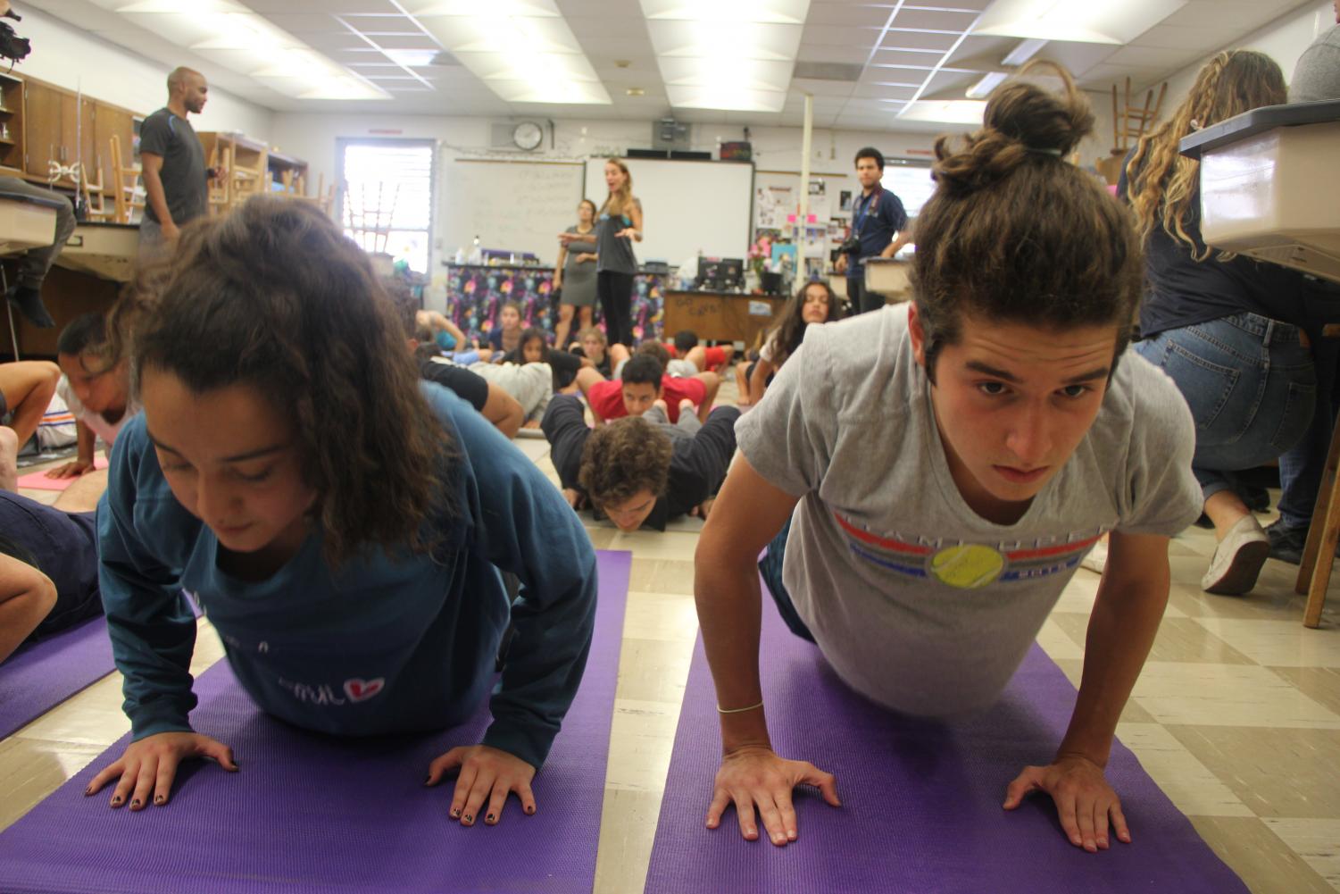 Students AIM to Reduce Stress through Yoga