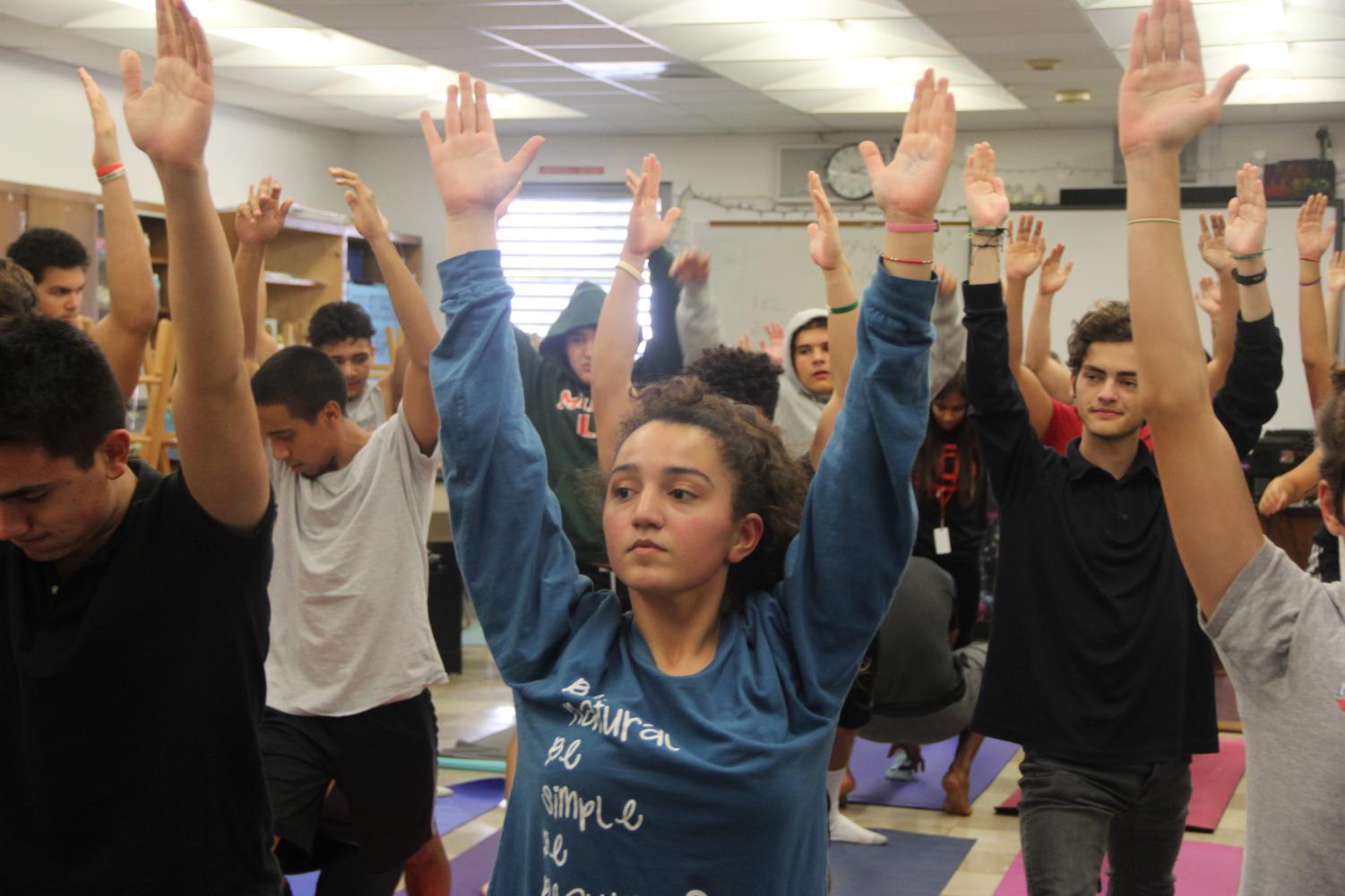 Students AIM to Reduce Stress through Yoga