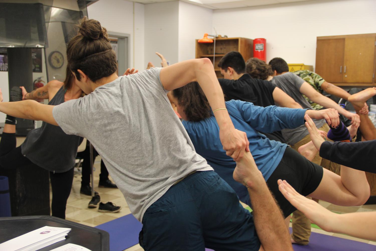 Students AIM to Reduce Stress through Yoga
