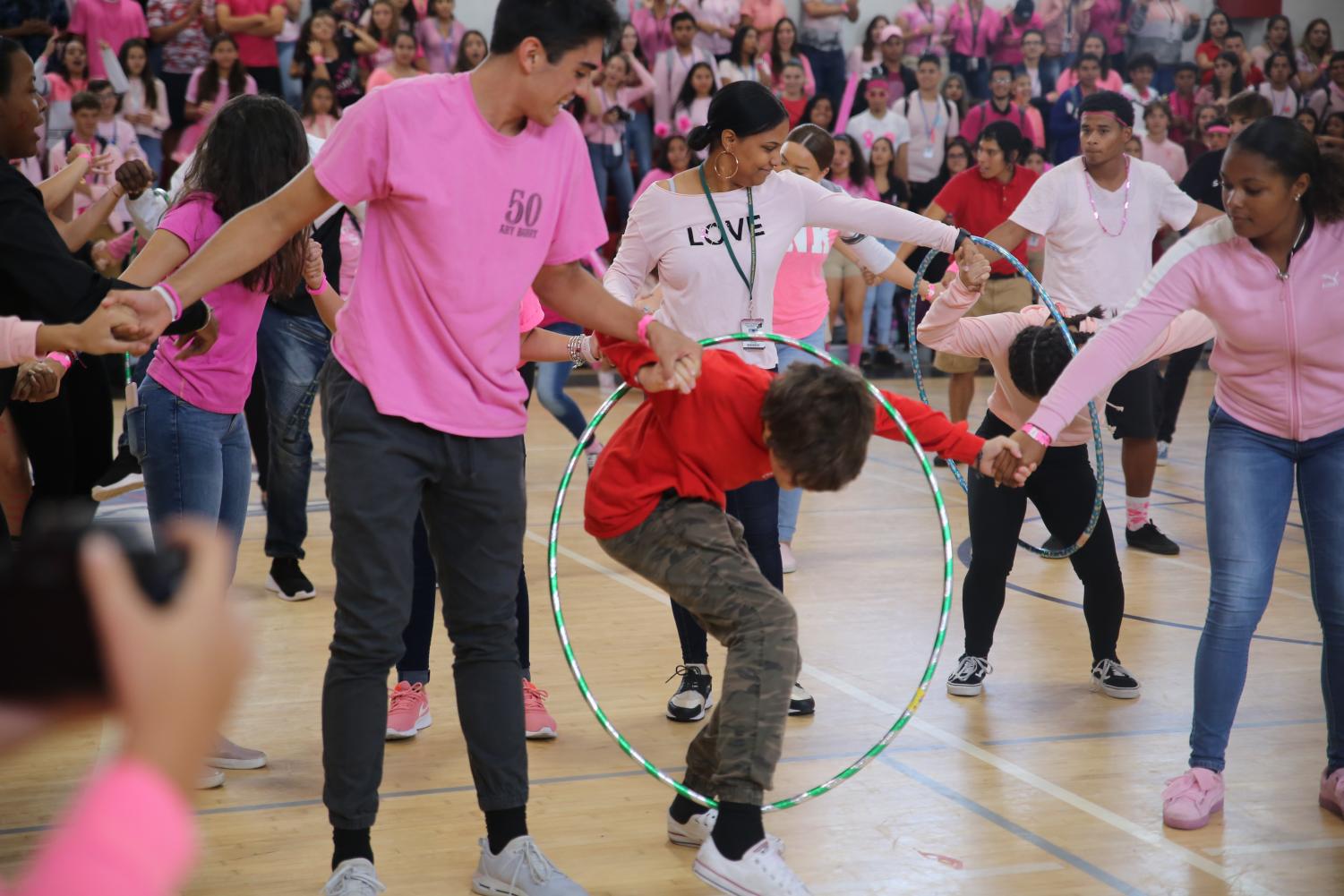 Pink Spirited Pep Rally