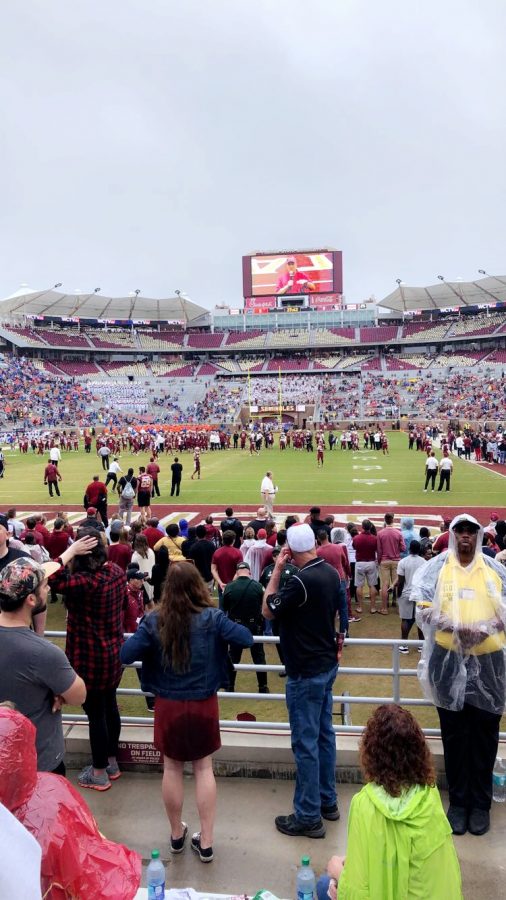 Eager fans were eager to see how this rivalry game would play out.