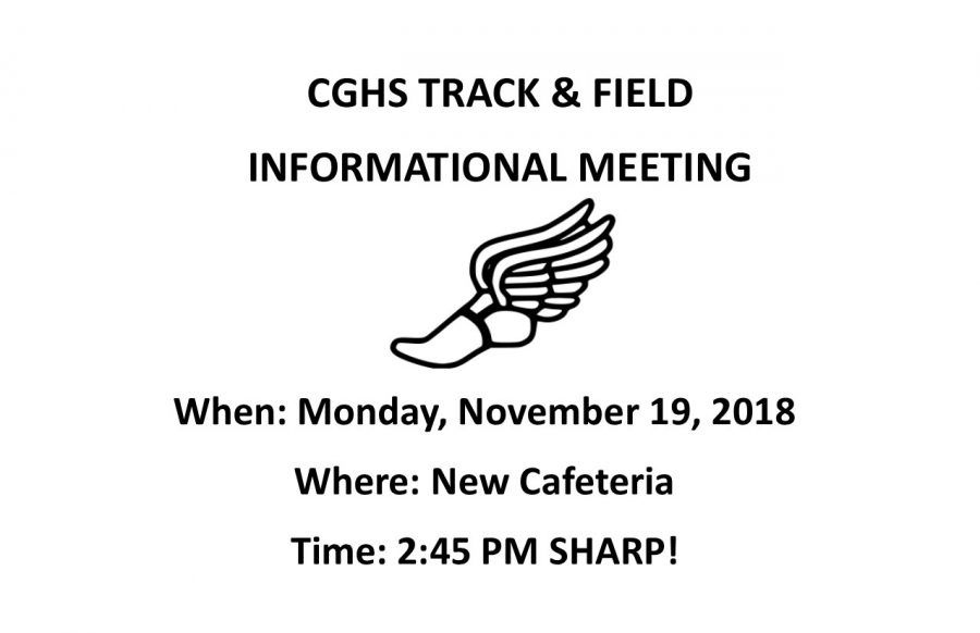 Track and Field Informational Meeting