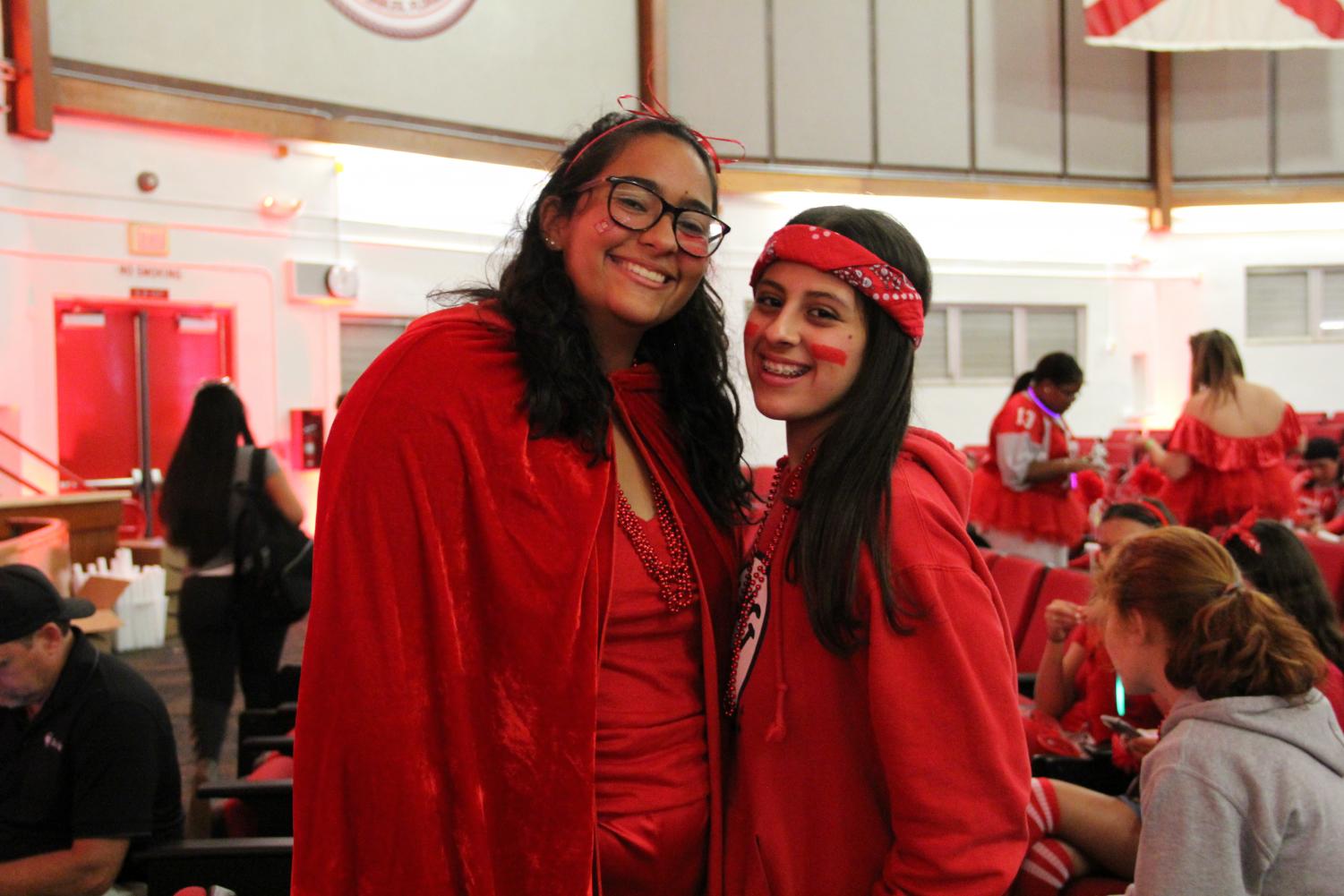 Decked in Red for the Senior Pep Rally!