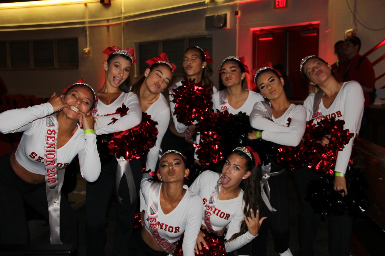 Decked in Red for the Senior Pep Rally!