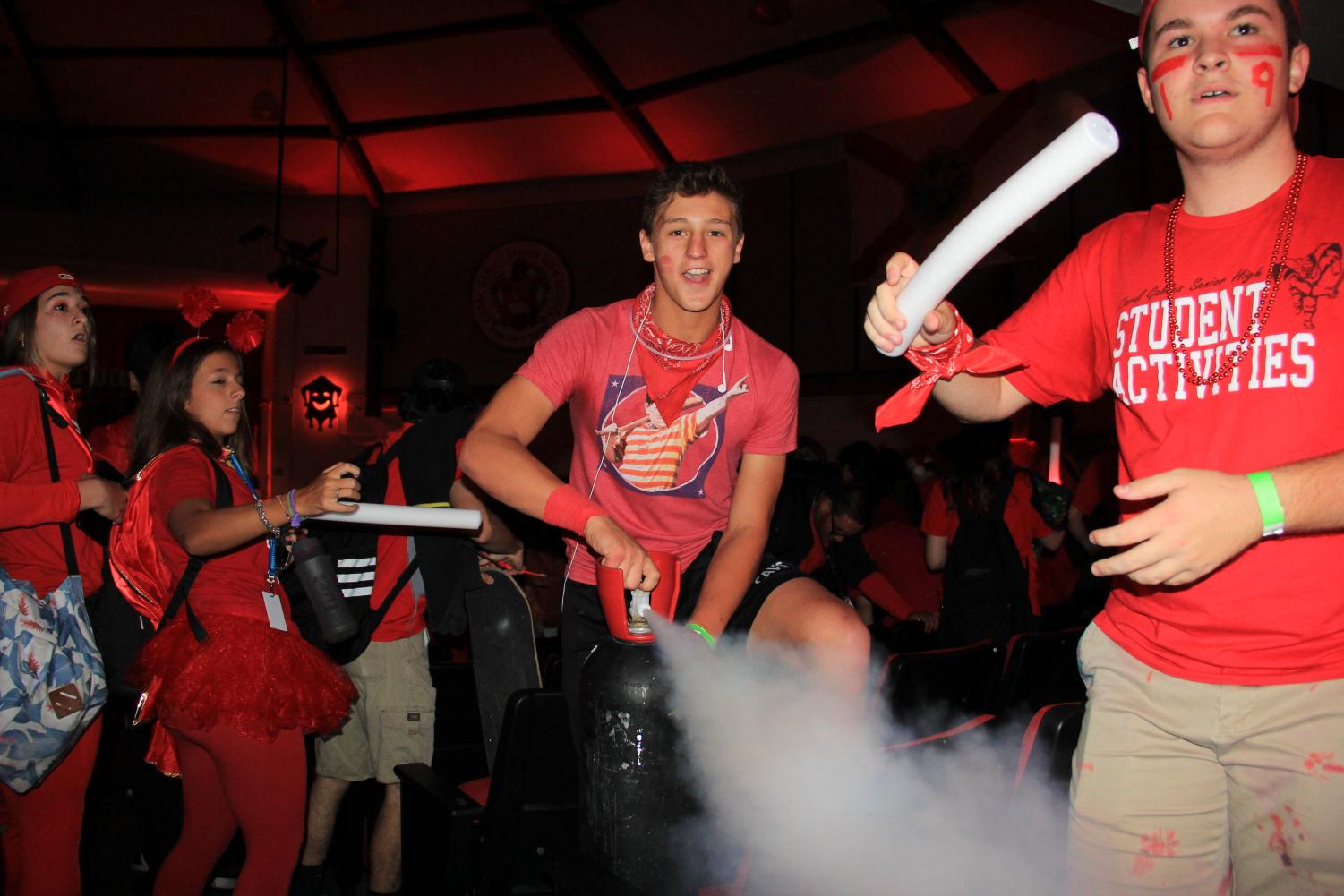 Decked in Red for the Senior Pep Rally!