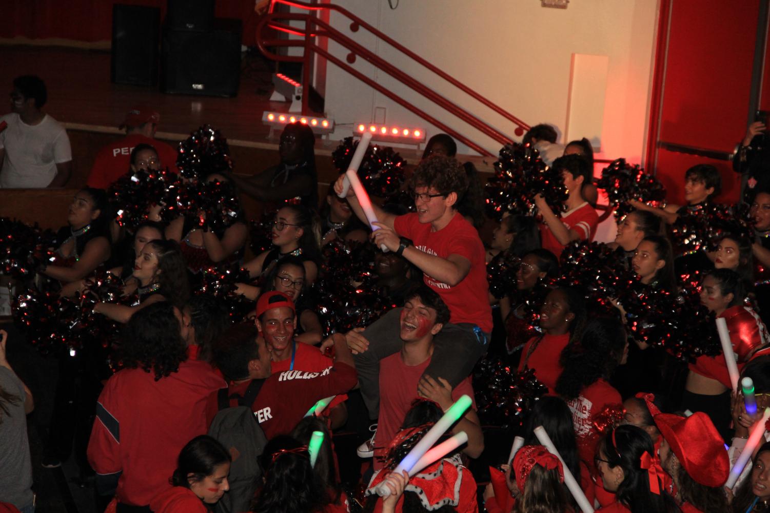 Decked in Red for the Senior Pep Rally!