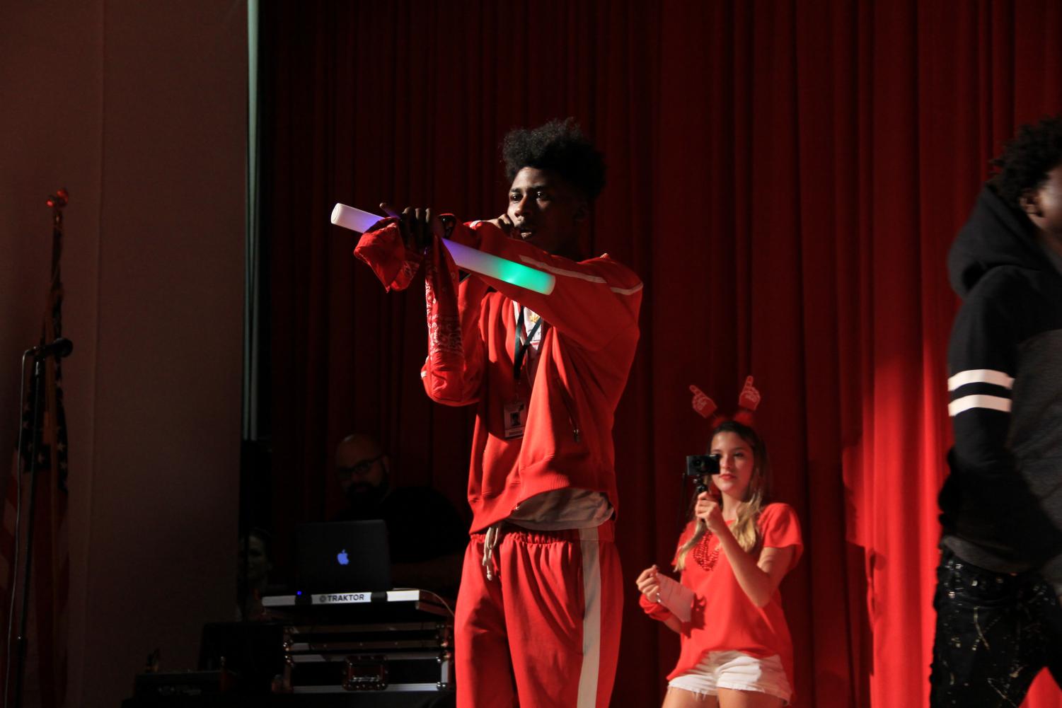 Decked in Red for the Senior Pep Rally!