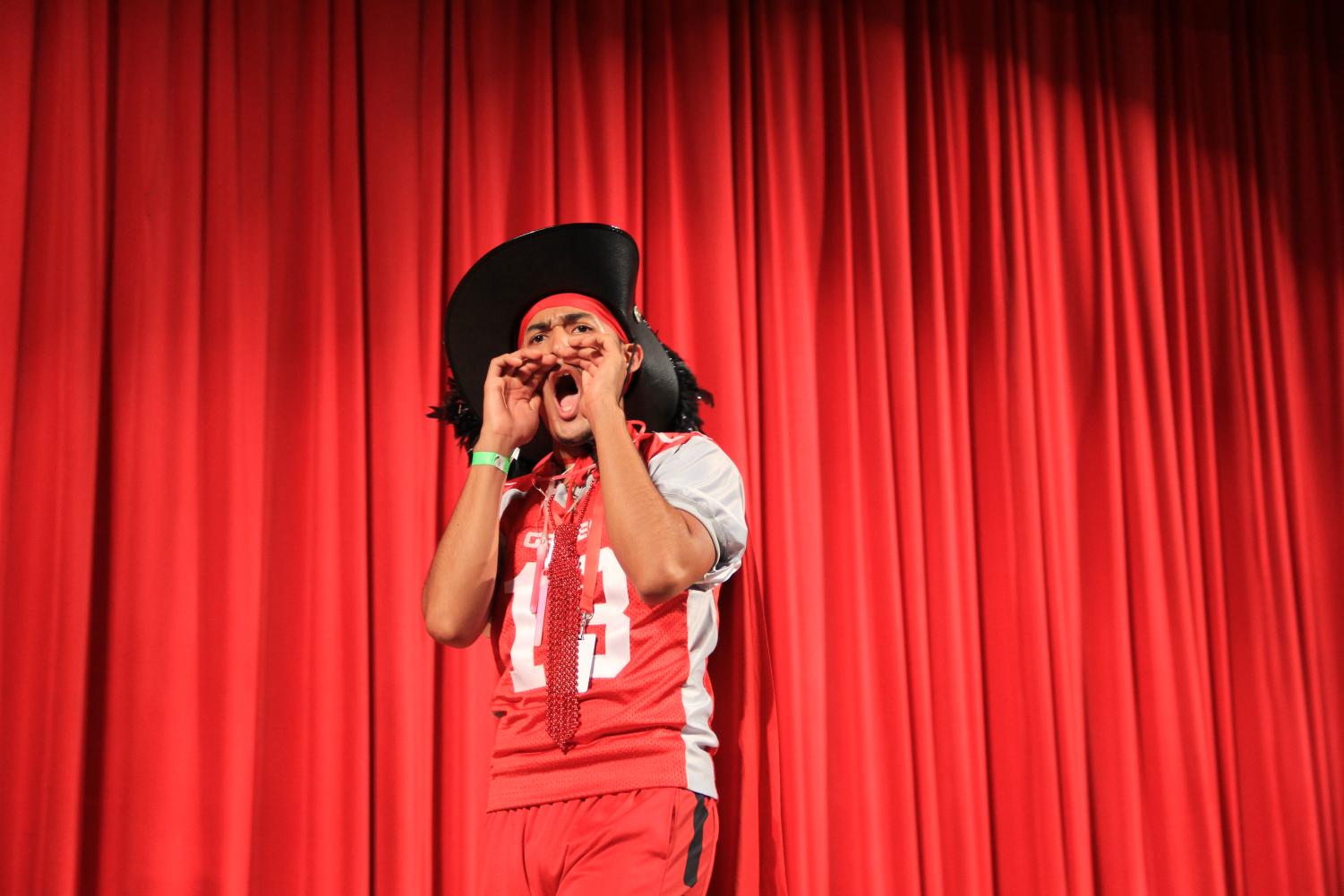 Decked in Red for the Senior Pep Rally!