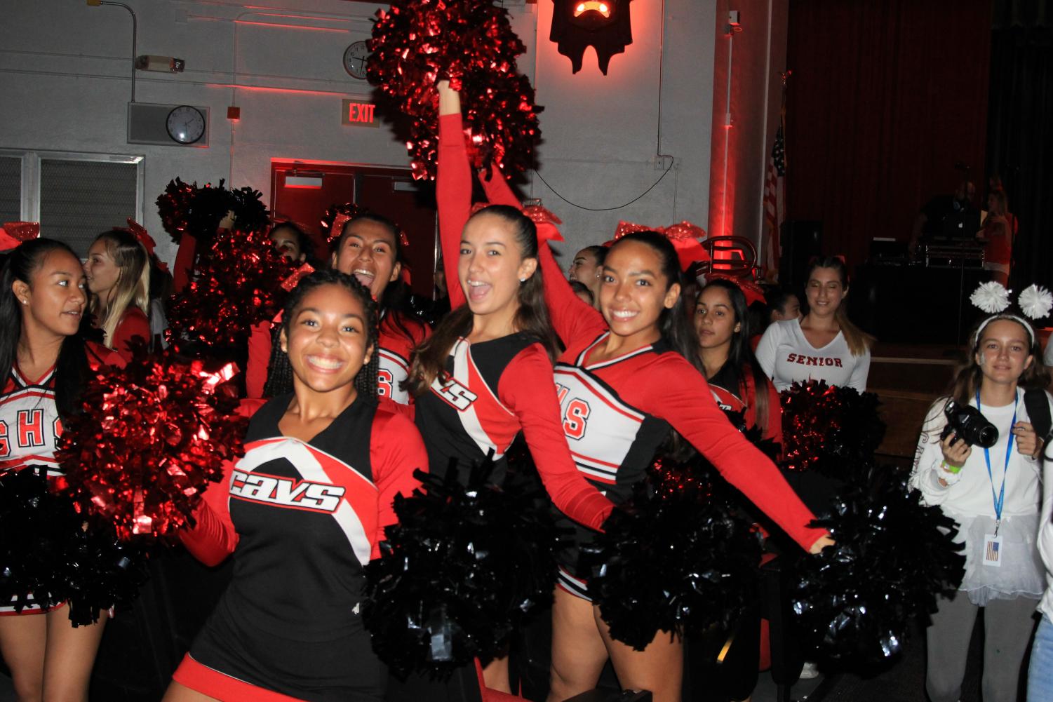 Decked in Red for the Senior Pep Rally!