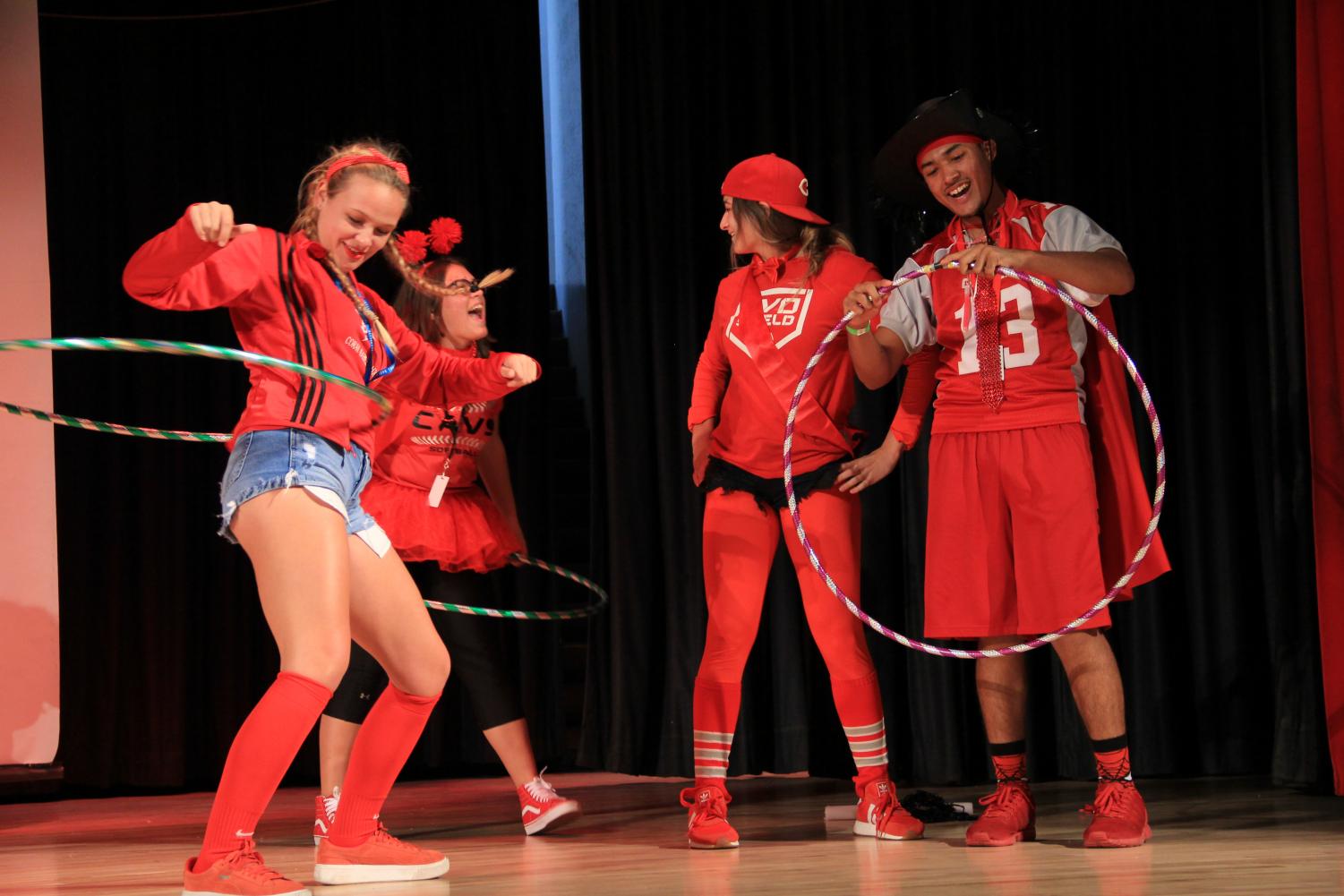 Decked in Red for the Senior Pep Rally!