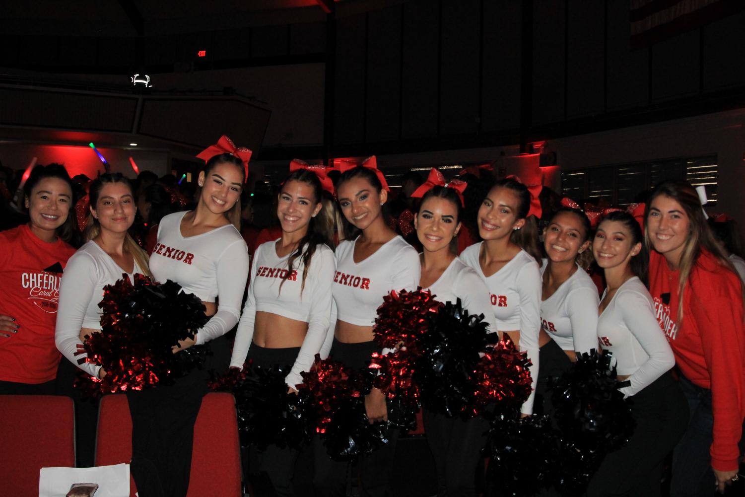 Decked in Red for the Senior Pep Rally!